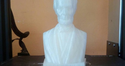 abraham Lincoln buste babeurre seznamcz Télécharger libre stl modèle imprimablescom 3d modèles art conception sculptures 3d print model - Mito3D