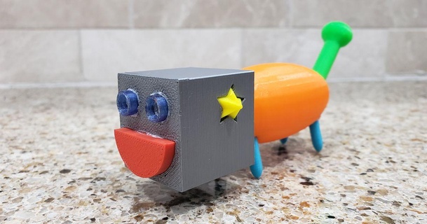 immaginario robot cane designflaw06 Scarica gratuito stl modello printablescom 3d Modelli giocattoli Giochi immaginazione per bambini 3d print model - Mito3D