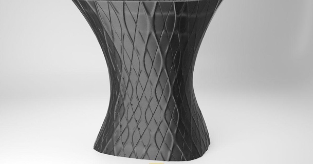 dondurucu piksel organik tasarım vazo donma pikselleri indir Bedava stl model printablescom 3d modeller ev halkı yaşayan oda Sanat ekici spiral 3d print model - Mito3D