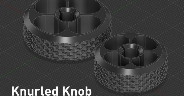 knurled knob rtm download free stl model printablescom 3d models printers - upgrades button lcdknob volumeknob 3d print model - Mito3D
