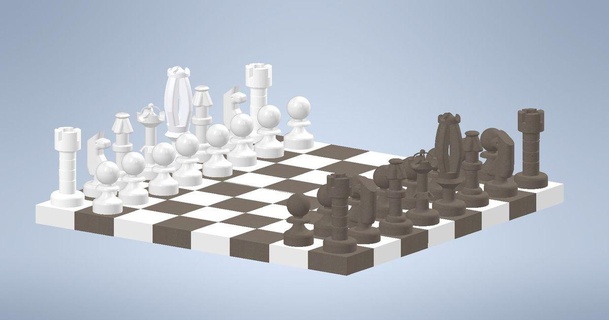 chess figures kingcondordanko download free stl model printablescom 3d models toys & games board 3d print model - Mito3D