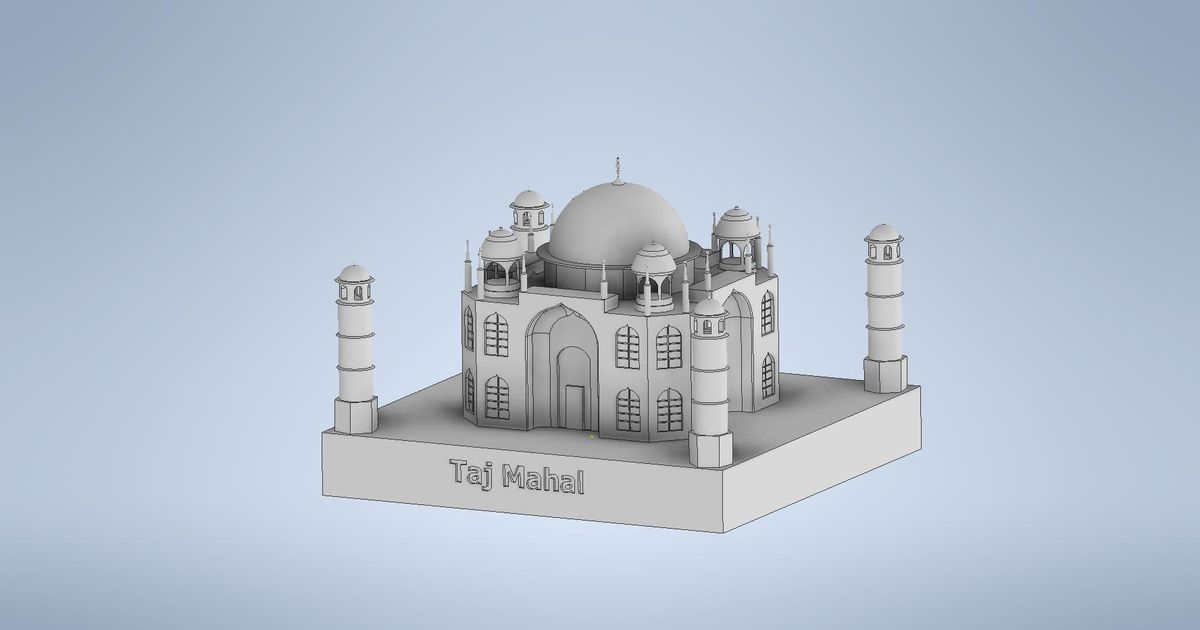 tai Mahal Königcondordanko download frei stl Modell Printablescom 3d Modelle Welt scannt Architektur Stadtplanung Gewicht 3D print model - Mito3D
