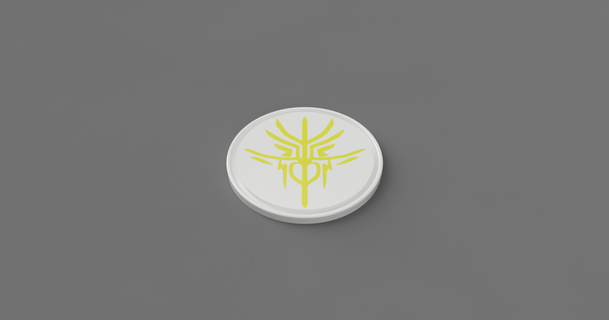 bondsmith coaster - stormlight archive adri vidal download free stl model printablescom 3d models art & design 2d plates logos coasters drinkcoaster stormlightarchive 3d print model - Mito3D