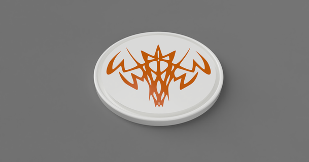 stoneward coaster - stormlight archive adri vidal download free stl model printablescom 3d models art & design 2d plates logos brandonsanderson coasters drinkcoaster stormlightarchive 3d print model - Mito3D