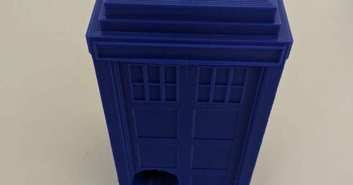 tardis dados torre oryhara baixar livre stl modelo printablescom 3d modelos brinquedos jogos dicetower Doutor tardisdrwho 3D print model - Mito3D