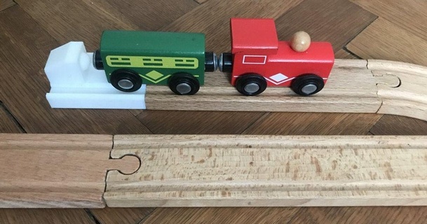 buffer - brio ikea wooden train track timqui download free stl model printablescom 3d models toys & games building briocompatible briotraintrack ebay 3d print model - Mito3D