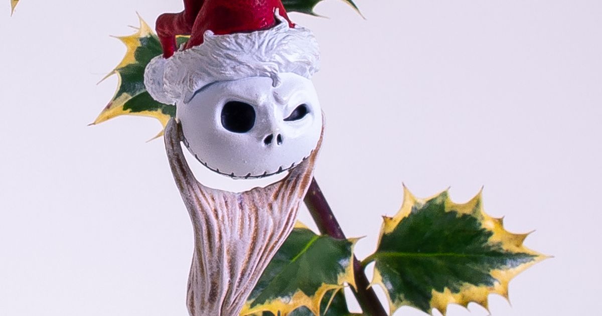 Jack Skellington Weihnachten Ornament Josef pr download frei stl Modell Printablescom 3d Modelle Kunst Design Designs Schädel sl1 3D print model - Mito3D