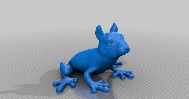 frog squirrel saul schaffer download free stl model printablescom 3d models art & design sculptures frog hybrid meshmixer squirrel 3d print model - Mito3D