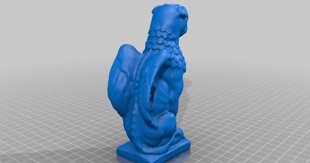 doguillo grifo saul schaffer descargar gratis stl modelo imprimiblescom 3d modelos Arte diseño esculturas híbrido mezclador malla 3d print model - Mito3D
