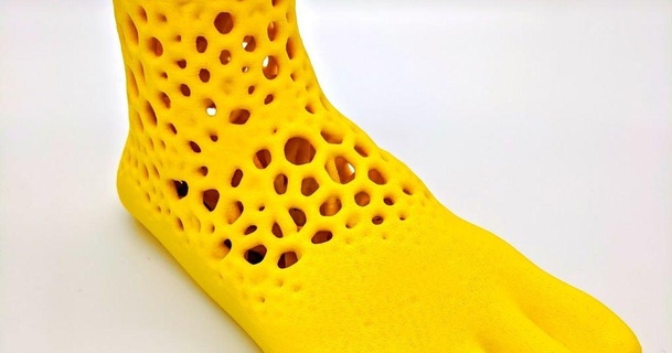 lattice foot saul schaffer download free stl model printablescom 3d models art & design designs meshmixer prosthetic 3d print model - Mito3D