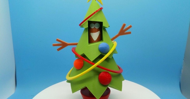 conifer - christmas tree neil3dprints download free stl model printablescom 3d models seasonal designs winter & year's adorable christmasornament christmastree funny 3d print model - Mito3D
