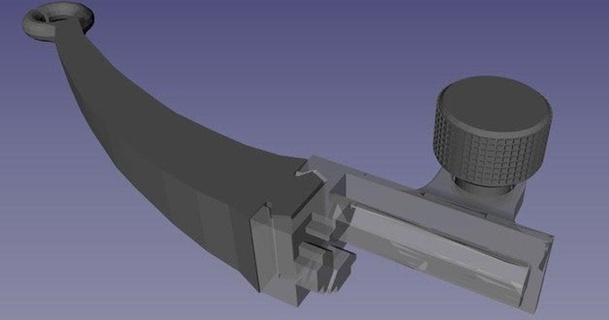 Ender 3 v2 kombiniert führen Schraube Unterstützung Filament leiten montieren mrisco download frei stl Modell Printablescom 3d Modelle Drucker Upgrades ender3v2 3d print model - Mito3D