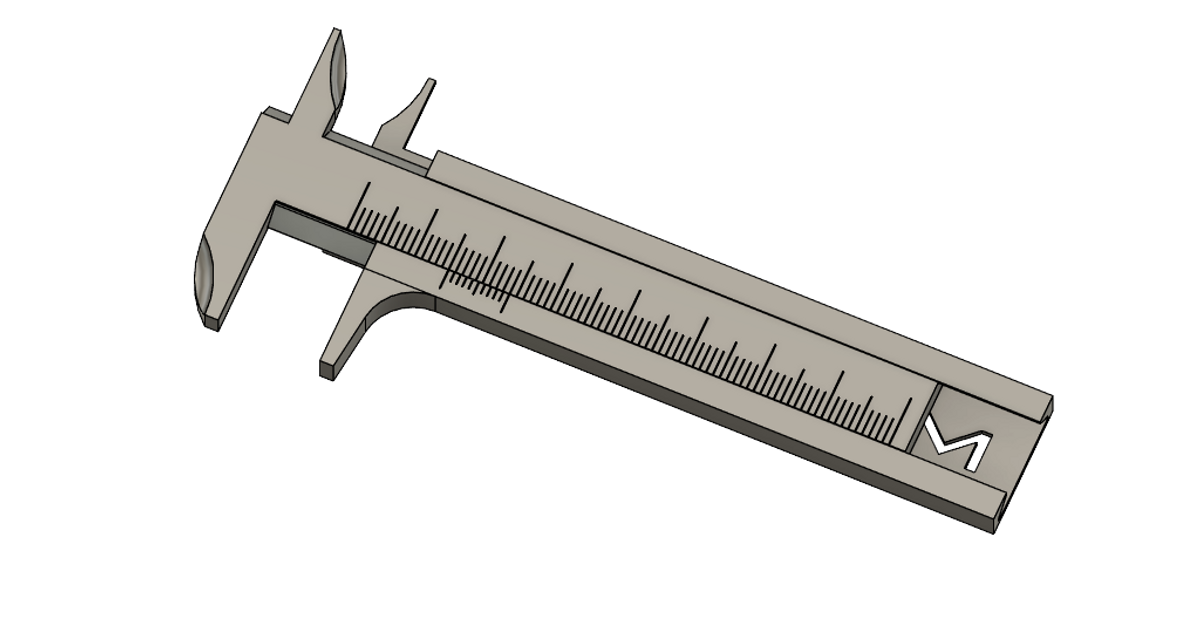 vernier calibrar maquina descargar gratis stl modelo imprimiblescom 3d modelos pasatiempo hacedores herramientas escala 3D print model - Mito3D