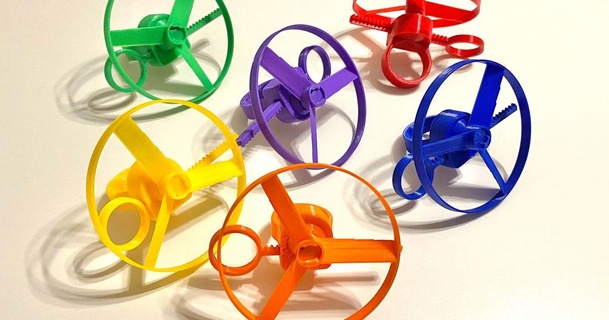 Halar helicóptero dedo anillo impresión sitio hablando brad descargar gratis stl modelo imprimiblescom 3d modelos juguetes juegos volador remezclar 3d print model - Mito3D