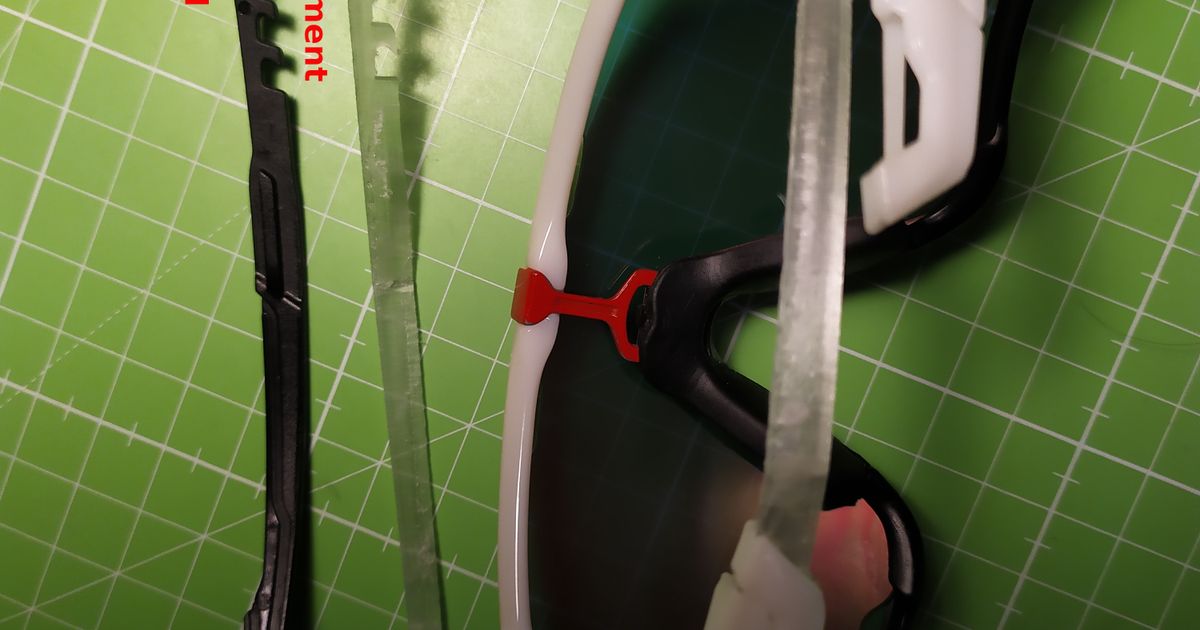 Oakley jawbreaker bicchieri tempio braccio sostituzione fai Scarica gratuito stl modello printablescom 3d Modelli gli sport all'aperto 3D print model - Mito3D