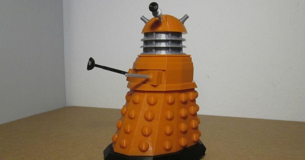 doktor DSÖ Dalek mrhanjak indir Bedava stl model printablescom 3d modeller oyuncaklar oyunlar aksiyon rakamlar heykeller 3d print model - Mito3D