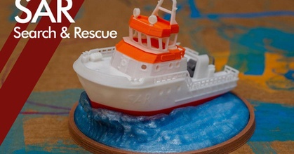 sar - search & rescue vandragon download free stl model printablescom 3d models toys games vehicles bath bathtub bathtubboat benchy boat 3d print model - Mito3D