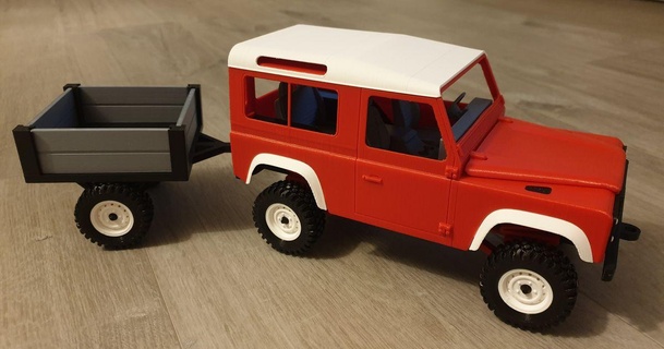 3dsets landy mini - trailer michael pine download free stl model printablescom 3d models toys & games vehicles car scalemodel toy landymini 3d print model - Mito3D