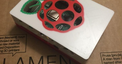 raspberry pi 4 case - 40mm fan multi color logo frankie88 download free stl model printablescom 3d models gadgets computers 3d print model - Mito3D