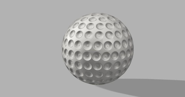 Golf Ball 3d Tisk download frei stl Modell Printablescom Modelle Sport draussen 3d print model - Mito3D