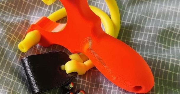 slingshot obconcepts download free stl model printablescom 3d models toys & games outdoor toys slingshot 3d print model - Mito3D