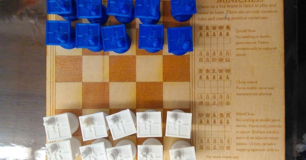 meta chess - variant 3d printing professor download free stl model printablescom models toys & games board 3d print model - Mito3D