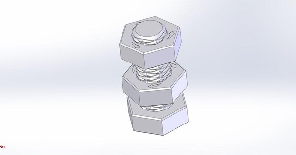 double threaded screw breadbin download free stl model printablescom 3d models toys & games fidgettoy 3d print model - Mito3D