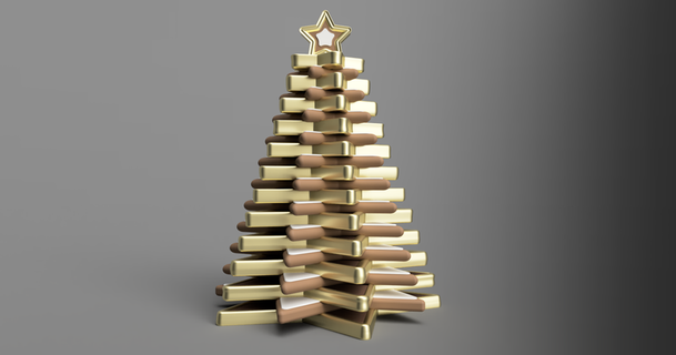 Navidad árbol 01 wilko descargar gratis stl modelo imprimiblescom 3d modelos estacional diseños invierno años Decoraciones navidad Decoración navideña adornos navideños 3d print model - Mito3D