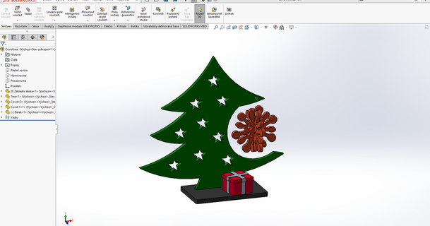 Covid Weihnachten Baum Lacke download frei stl Modell Printablescom 3d Modelle saisonal Designs Winter 3d print model - Mito3D