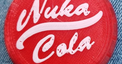 Nuka Cola casquette bouteille ouvreur ewr2san Télécharger libre stl modèle imprimablescom 3d modèles costumes accessoires Tomber nukacola 3d print model - Mito3D