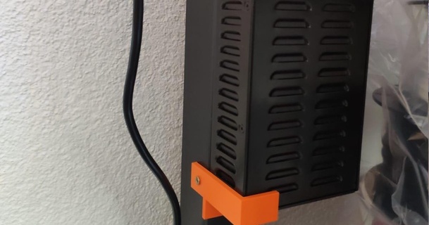 Prusa mk3s 24v psu Halter Unterstützung Ikea Mangel Gehege perfekt vertrauen download frei stl Modell Printablescom 3d Modelle Drucker Zubehör Ikealack ikealackenclosure 3d print model - Mito3D