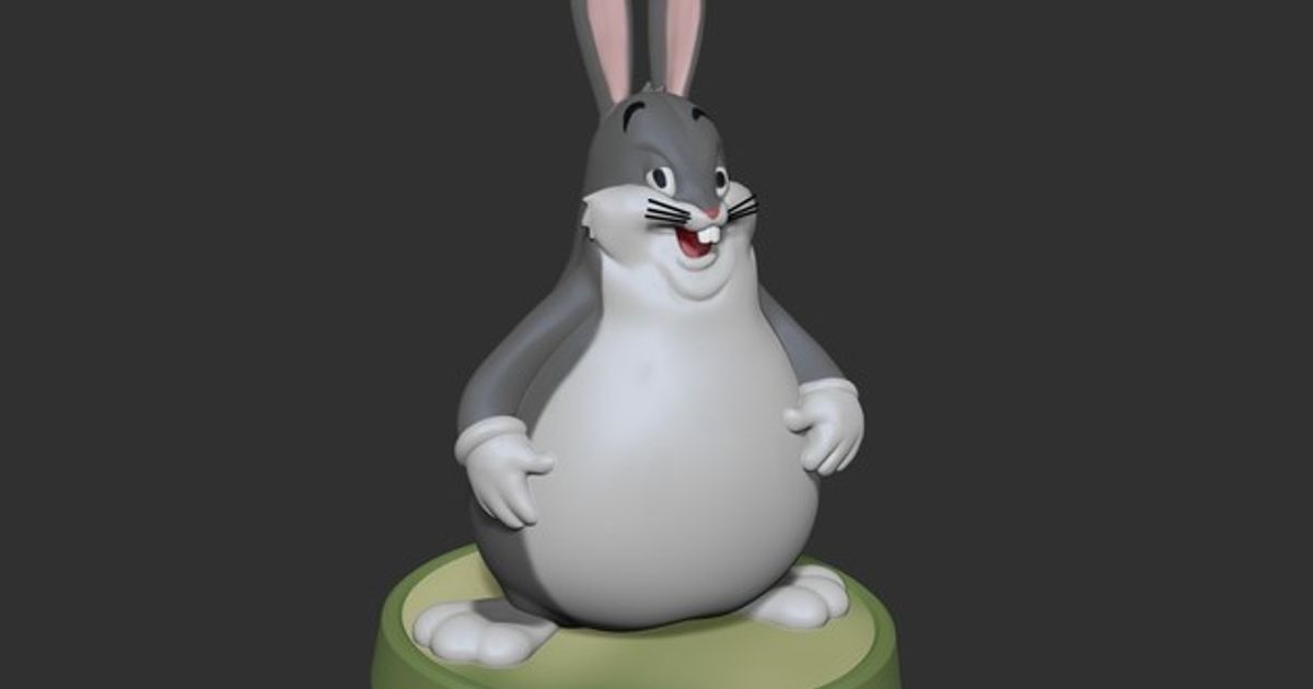 grande chungus alejandro Argandon Scarica gratuito stl modello printablescom 3d Modelli arte design sculture 3D print model - Mito3D