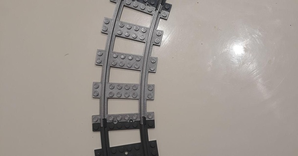 Lego città treno curvo traccia rotaia evgenym Scarica gratuito stl modello printablescom 3d Modelli giocattoli Giochi edificio 3d print model - Mito3D