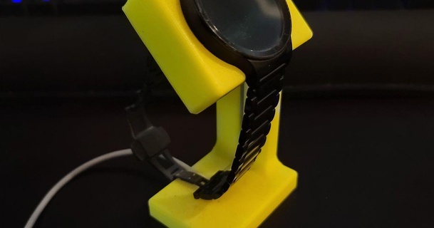ausrichten Ladegerät Stand huawei sehen 1 zach download frei stl Modell Printablescom 3d Modelle Gadgets tragbar Geräte Smartwatch smartwatchstand 3d print model - Mito3D