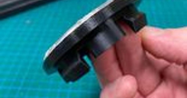 vw aleación rueda centrar gorra satín negro alto cromo 65mm collywheelo descargar gratis stl modelo imprimiblescom 3d modelos pasatiempo hacedores automotor vwgolf vwheel 3d print model - Mito3D