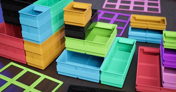 istiflenebilir depolama çeşit kutuları optimize edilmiş 3d Yazdır şanslı direnç indir Bedava stl model printablescom modeller hobi yapımcılar organizatörler Kutu konteyner istifleme saklama kutusu 3d print model - Mito3D