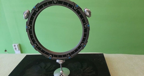 Pegaso espacio portón Stargate martín descargar gratis stl modelo imprimiblescom 3d modelos juguetes juegos Atlantis separar estrella 3d print model - Mito3D