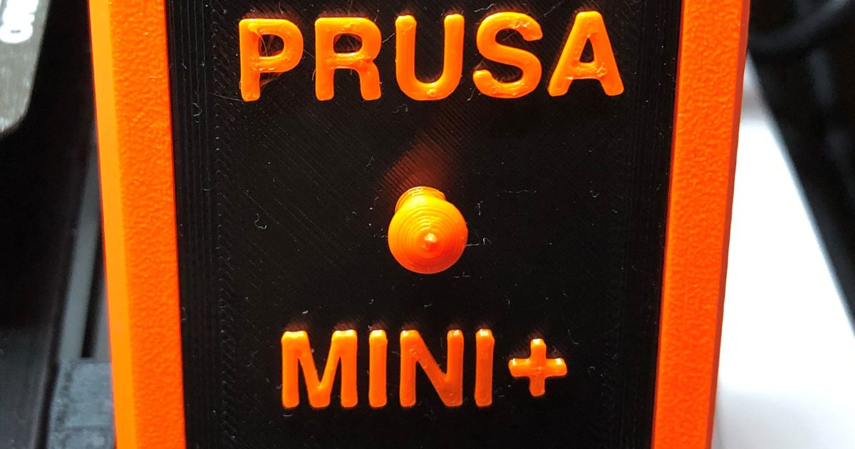 Prusa mini + Bildschirm Startseite Mantel schrie download frei stl Modell Printablescom 3d Modelle Drucker Zubehör lcdcover Mini Prusamini 3D print model - Mito3D