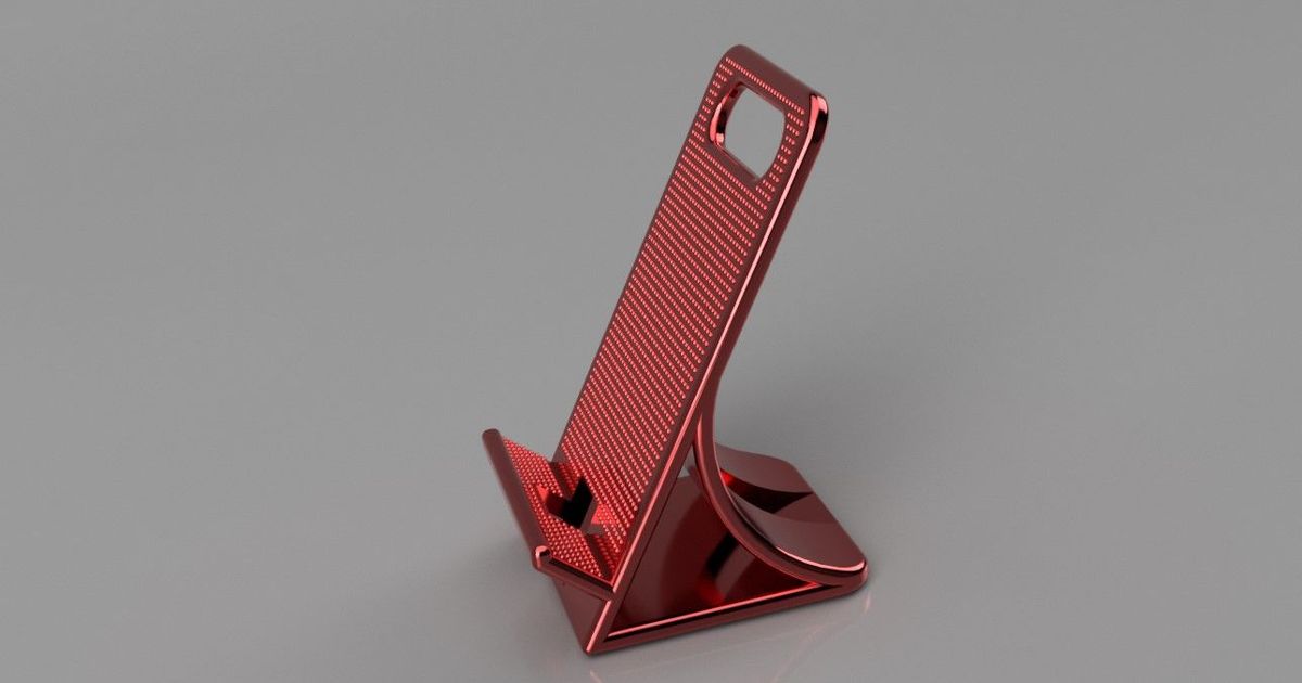 Telefono In piedi tyler Scarica gratuito stl modello printablescom 3d Modelli gadget portatile dispositivi i phone mobile cellulare portacellulare supporto per 3D print model - Mito3D