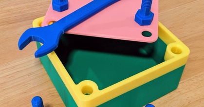 ragazzi giocattolo chiave inglese bullone scatola daniel Scarica gratuito stl modello printablescom 3d Modelli giocattoli Giochi edificio 3d print model - Mito3D