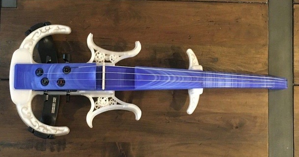 mina violín eléctrico jax descargar gratis stl modelo imprimiblescom 3d modelos pasatiempo hacedores música instrumento steampunk 3d print model - Mito3D