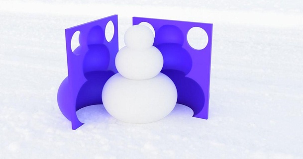 snowman mold priyan download free stl model printablescom 3d models toys & games outdoor disney snow toy winter 3d print model - Mito3D