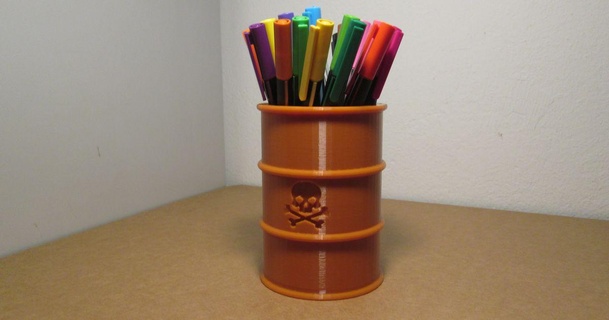 crayon supporter forme baril mrhanjak Télécharger libre stl modèle imprimablescom 3d modèles Ménage Bureau 3d print model - Mito3D