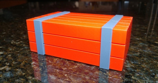 rompecabezas regalo caja vigilante descargar gratis stl modelo imprimiblescom 3d modelos juguetes juegos brain teasers 3dpuzzlebox entrelazados 3d print model - Mito3D