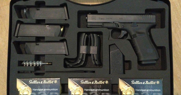 maleta organizador glock 19 17 cz75 patata Rey descargar gratis stl modelo imprimiblescom 3d modelos Deportes aire libre caja caso funda pistola 3d print model - Mito3D