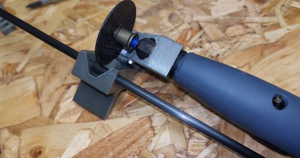 compact rod cutter attachment dremel flexi shaft tg73 download free stl model printablescom 3d models hobby & makers tools cut rotarytool 3d print model - Mito3D