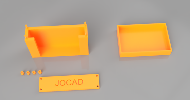 jocad card holder jocadnstuff2021 download free stl model printablescom 3d models gadgets creditcardholder 3d print model - Mito3D