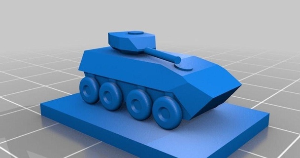 erkunden Panzer panzerkampf udos 3d Welt download frei stl Modell Printablescom Modelle Spielzeuge Spiele Tafel 5mm ww2 3d print model - Mito3D