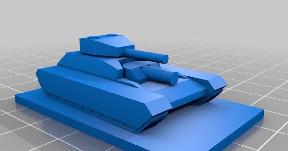 super heavy tank panzerkampf udo's 3d world download free stl model printablescom models toys & games board 5mm ww2 3D print model - Mito3D