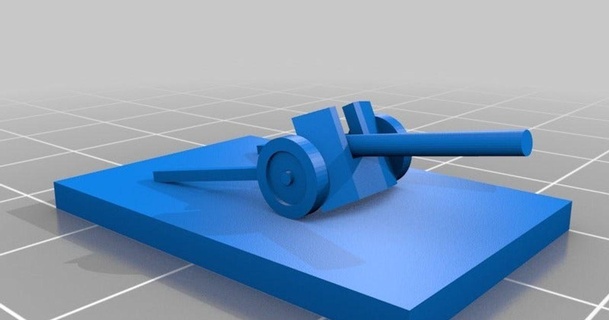 anti-tank gun panzerkampf udo's 3d world download free stl model printablescom models toys & games board 5mm ww2 3d print model - Mito3D